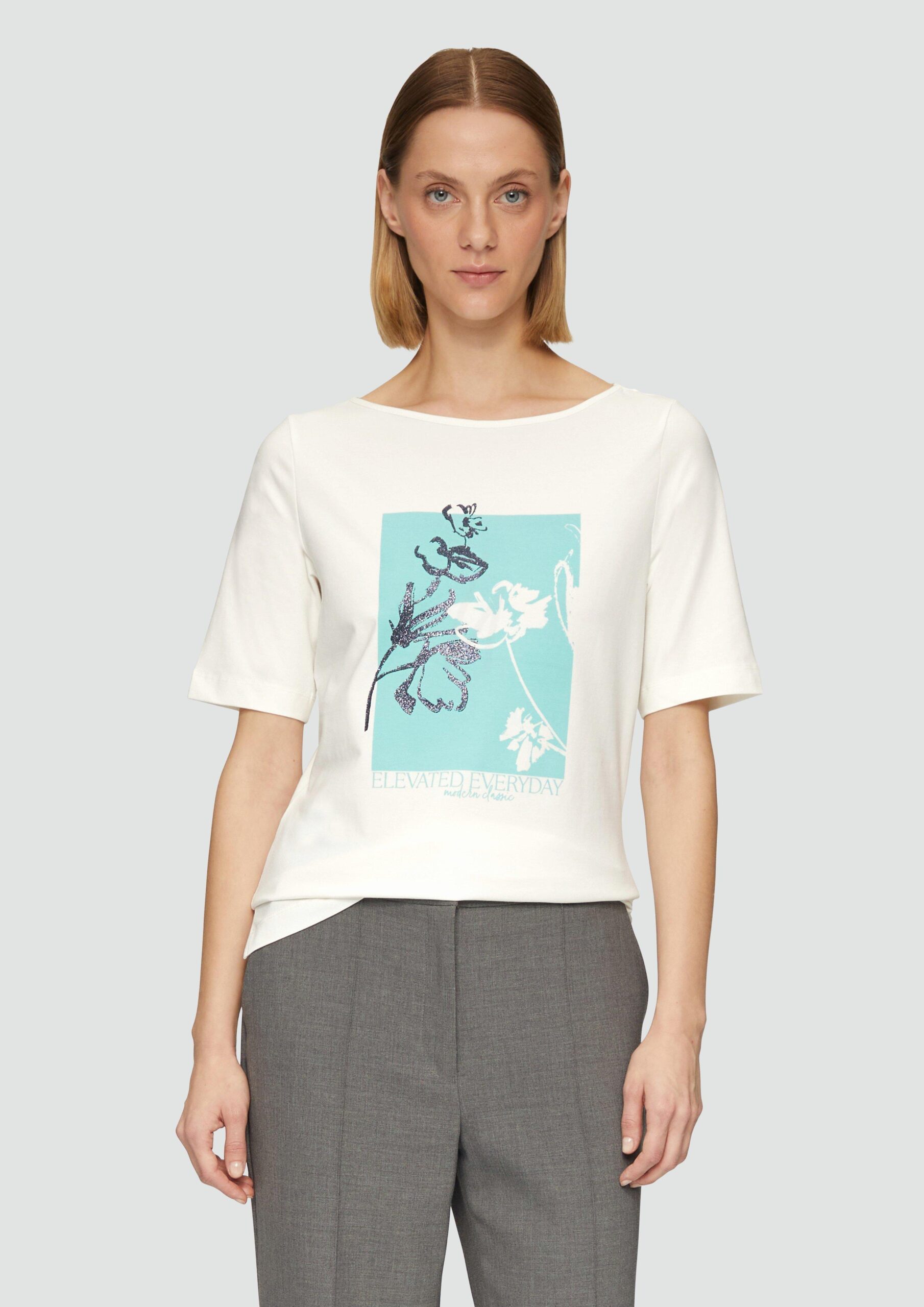 Jerseyshirt mit Frontprint