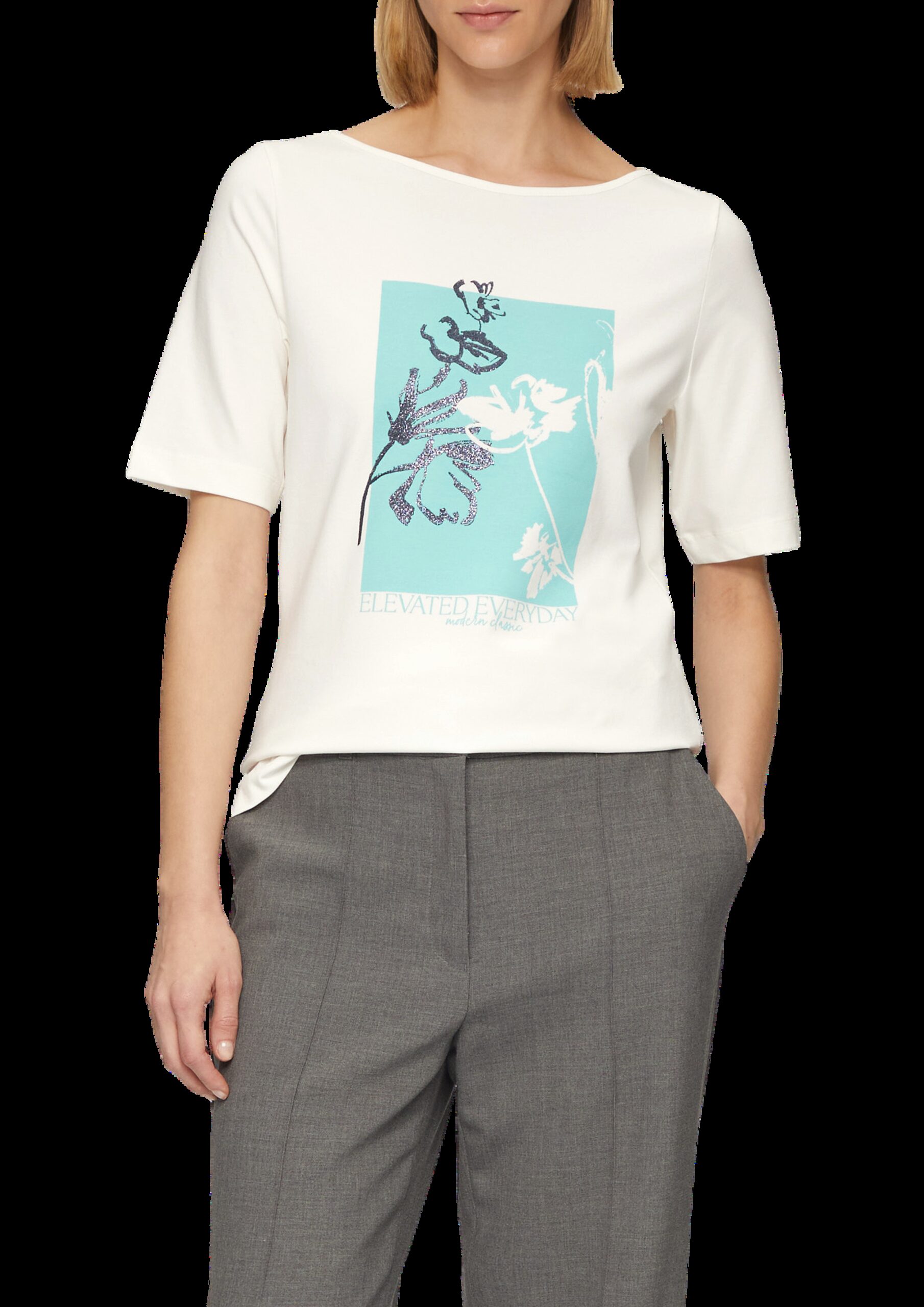 Jerseyshirt mit Frontprint