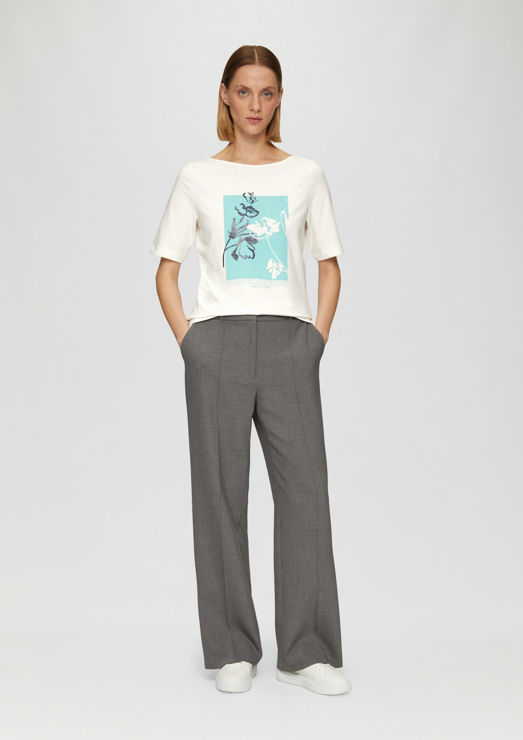 Jerseyshirt mit Frontprint