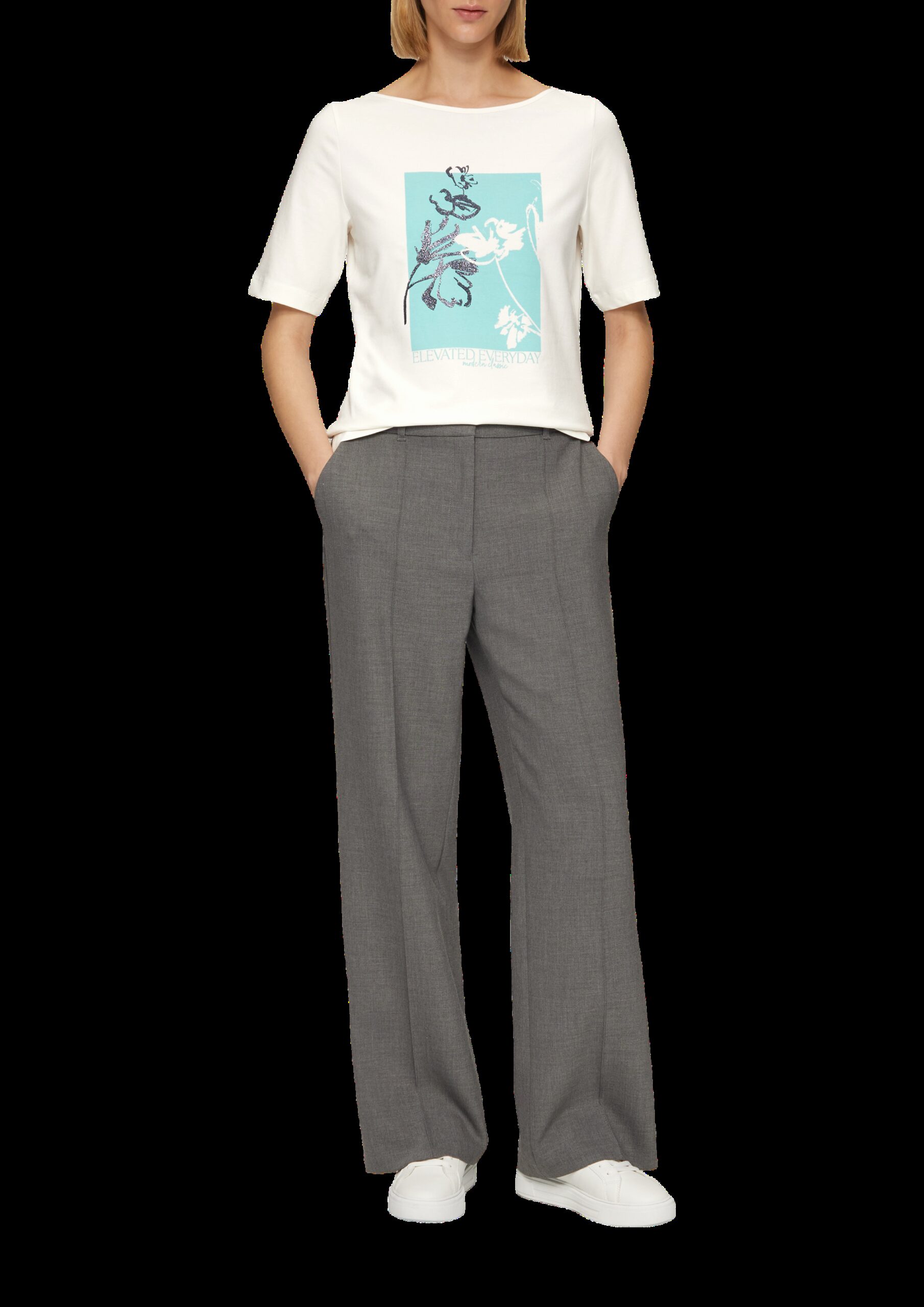 Jerseyshirt mit Frontprint