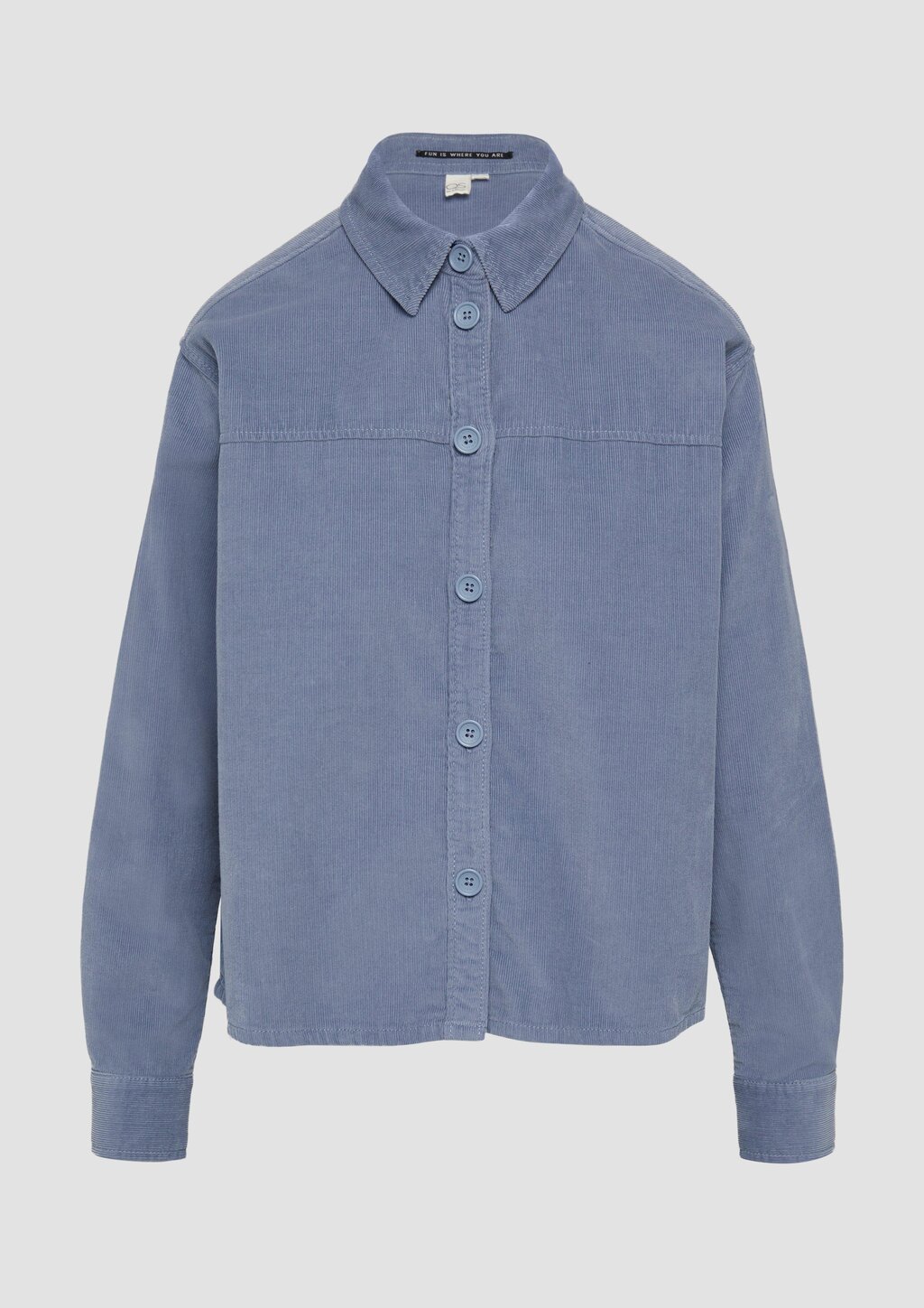 Hemdbluse aus Feinkord