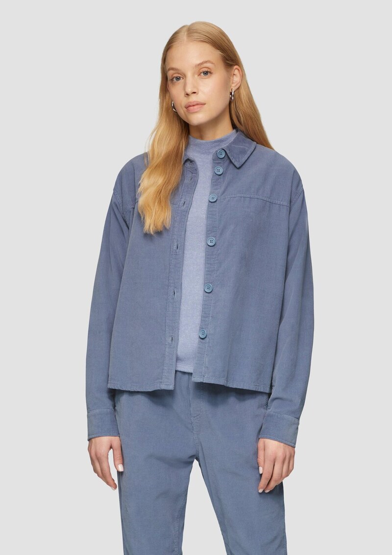 Hemdbluse aus Feinkord