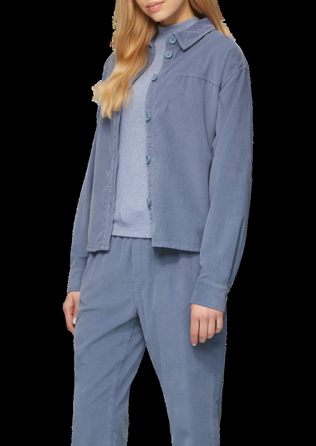 Hemdbluse aus Feinkord