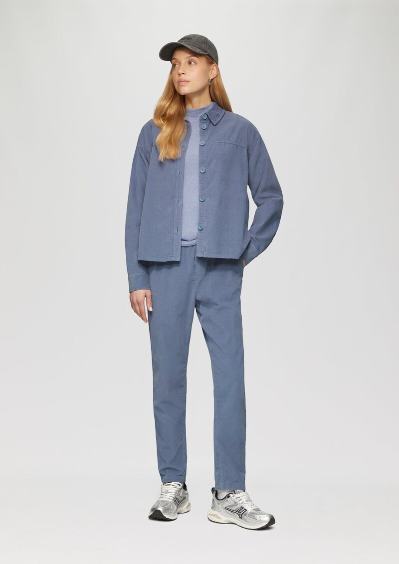 Hemdbluse aus Feinkord