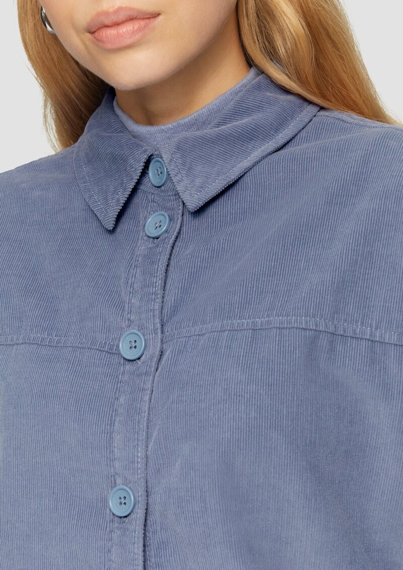 Hemdbluse aus Feinkord