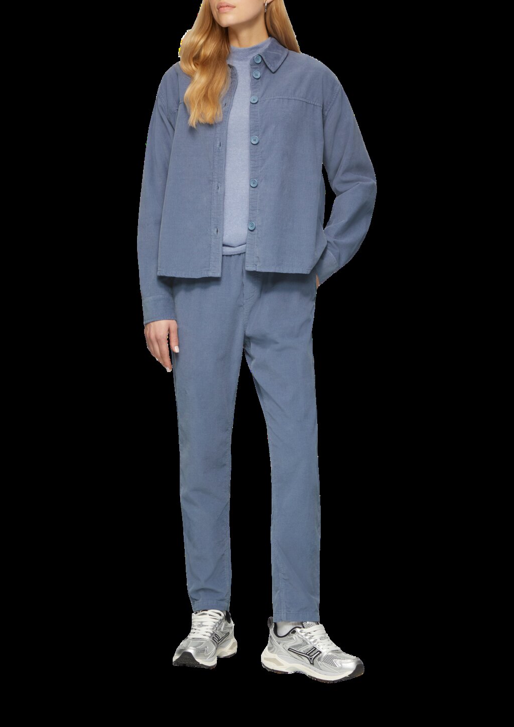 Hemdbluse aus Feinkord