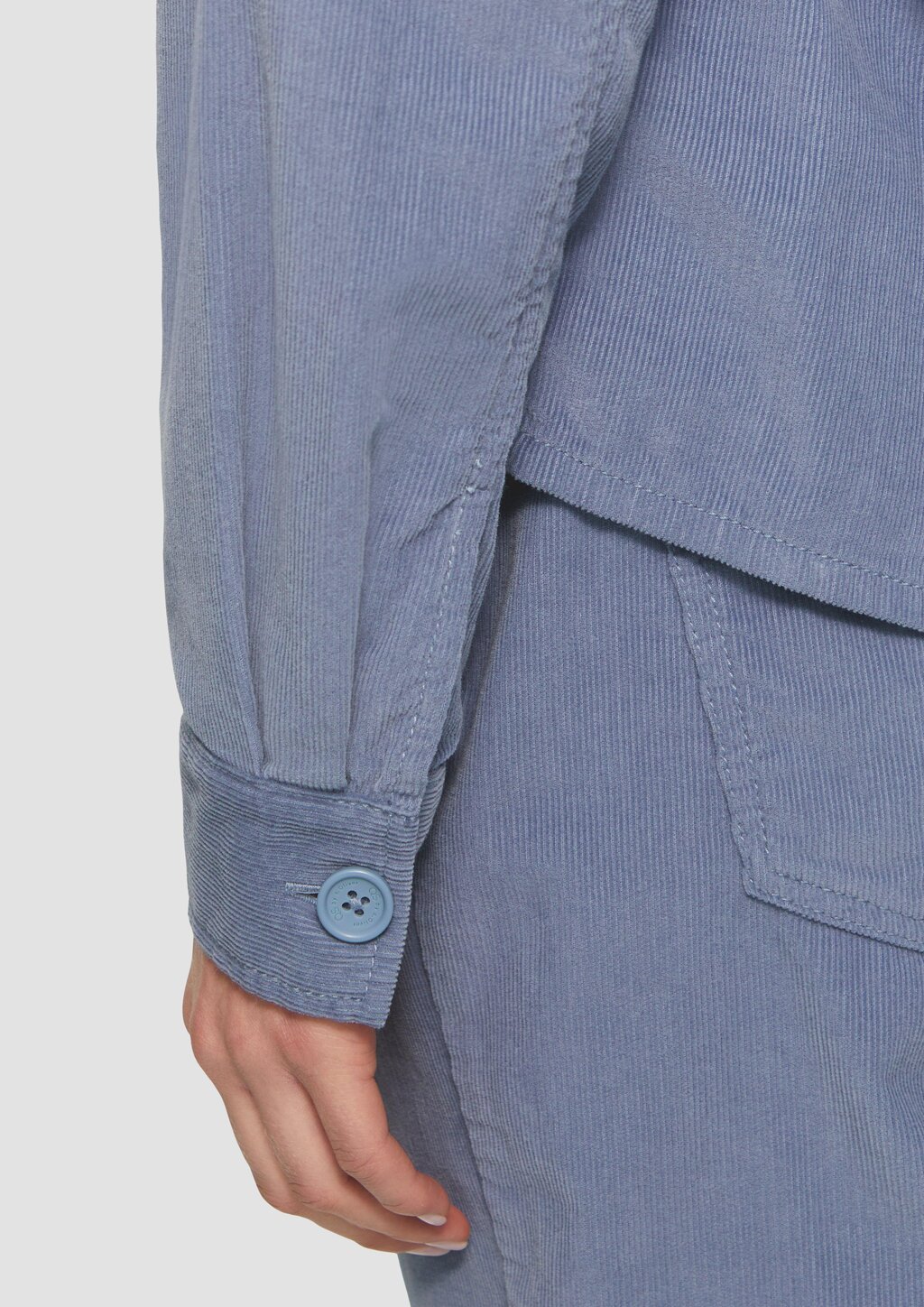 Hemdbluse aus Feinkord