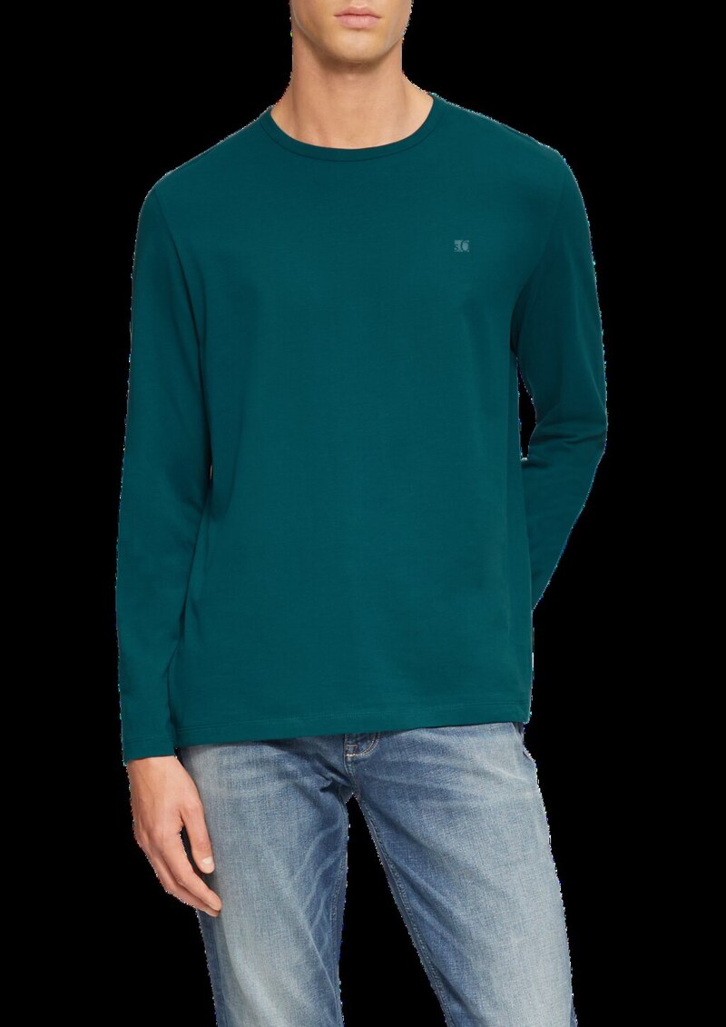 Softes Longsleeve aus Jersey mit Logo-Detail