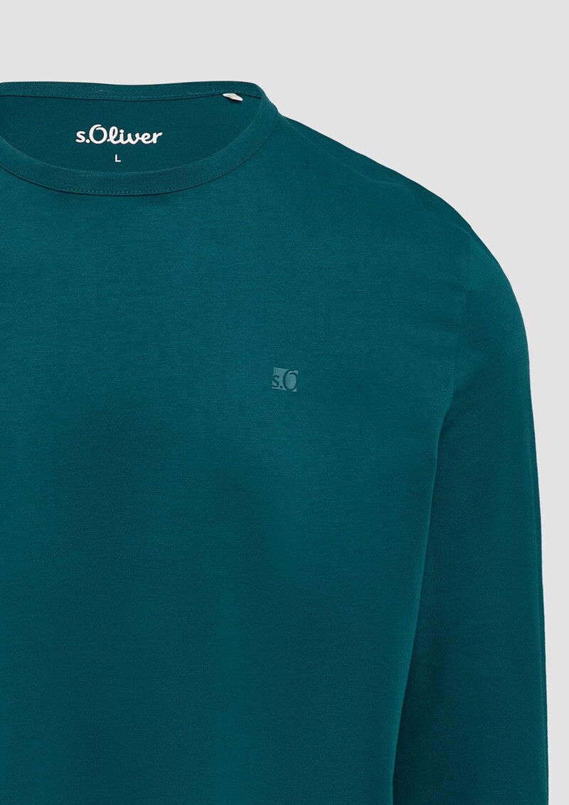 Softes Longsleeve aus Jersey mit Logo-Detail