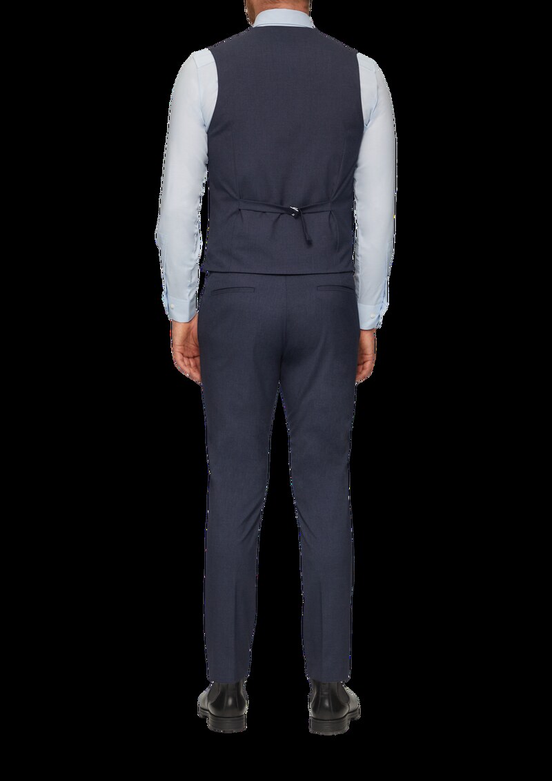 s.O PURE: Anzugweste aus Viskosestretch