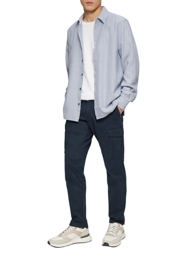 Cargohose aus Baumwollstretch im Regular Fit