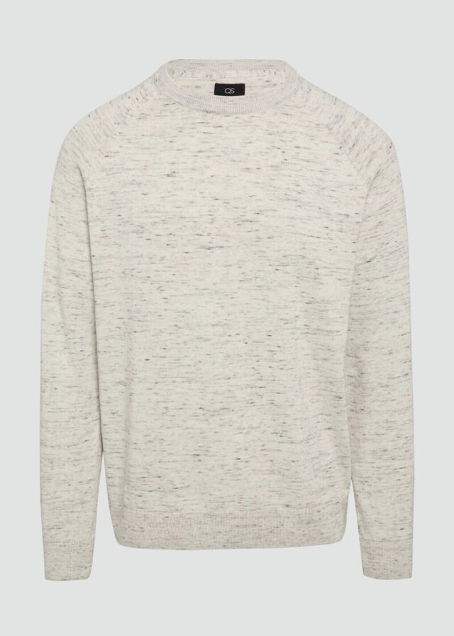 Strickpllover aus Melangegarn