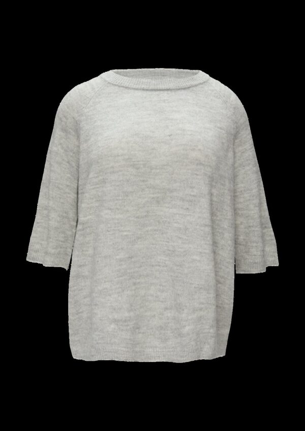 Strickpullover im Alpakamix mit Relaxed Fit