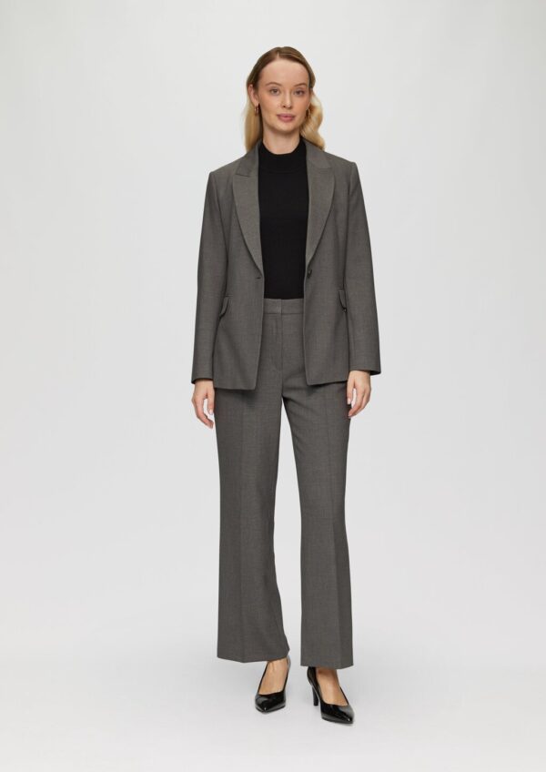 Wide-Leg-Hose aus Viskosemix