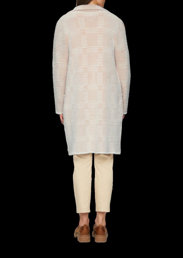 Kuscheliger Strickmantel in Jacquard-Optik