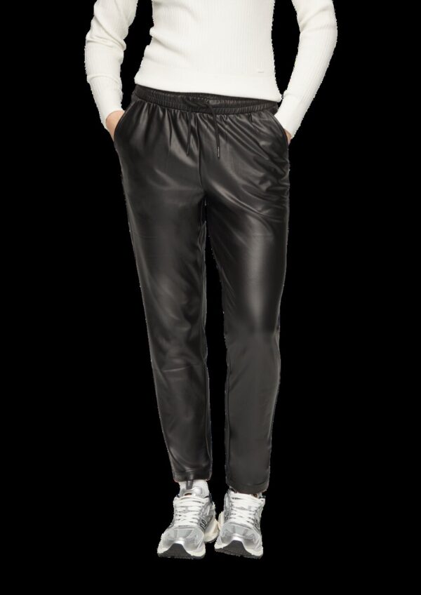 Joggerstyle in Lederoptik