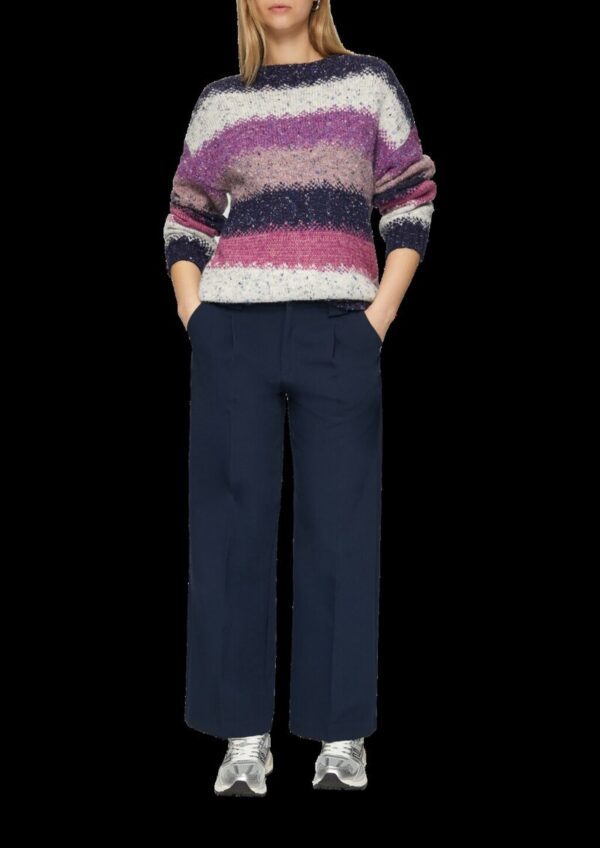 Wide-Leg-Hose mit Bundfalte