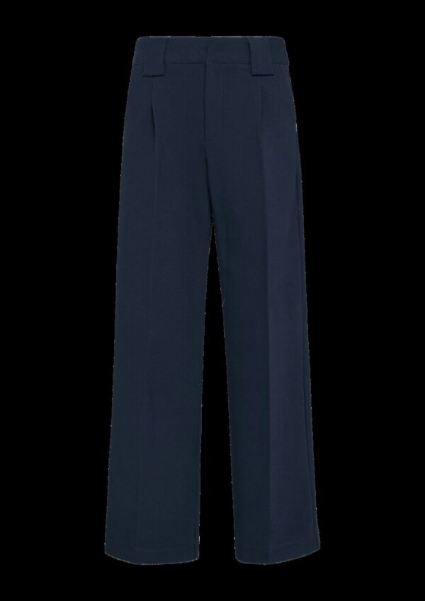 Wide-Leg-Hose mit Bundfalte