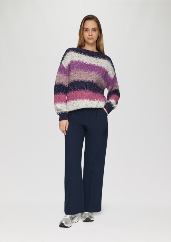 Wide-Leg-Hose mit Bundfalte