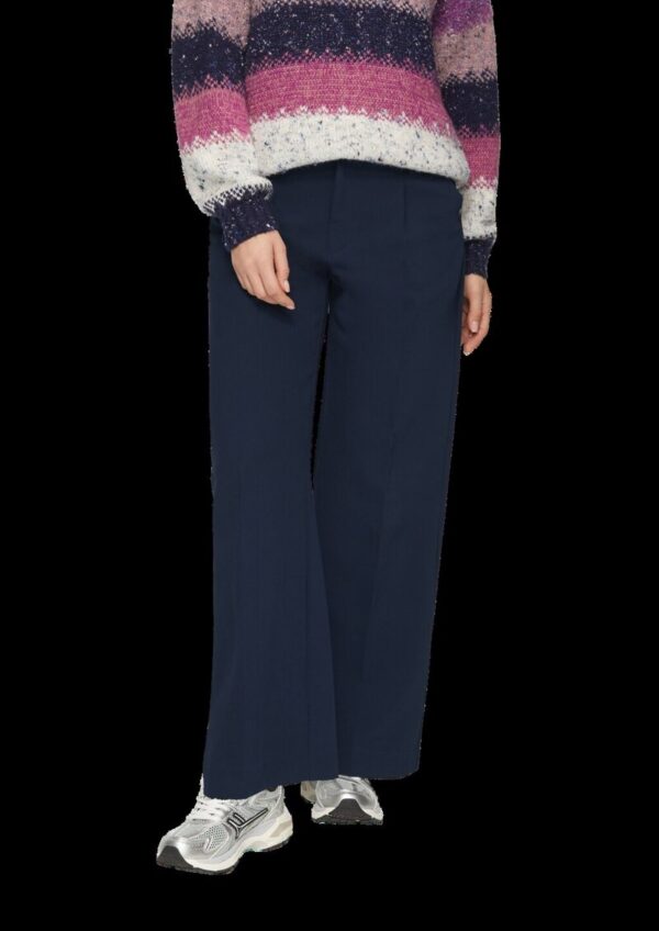 Wide-Leg-Hose mit Bundfalte