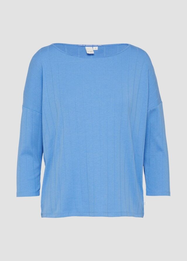 Shirt im Loose Fit mit Dreiviertelarm