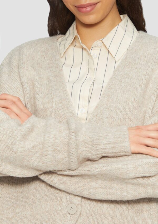 Weiche Strickjacke mit dezenter Struktur