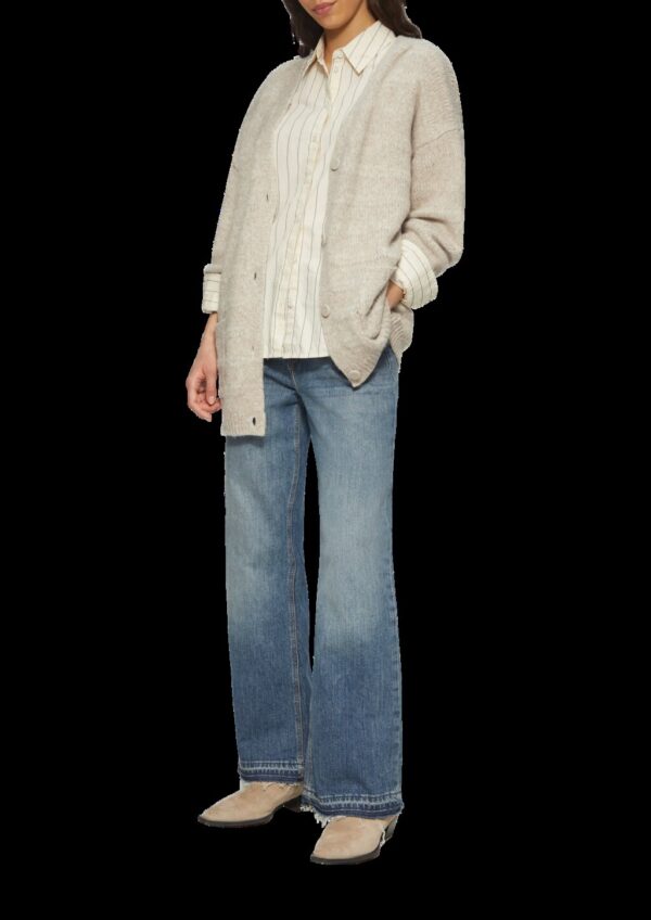 Weiche Strickjacke mit dezenter Struktur