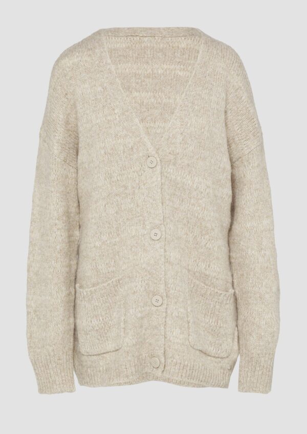 Weiche Strickjacke mit dezenter Struktur