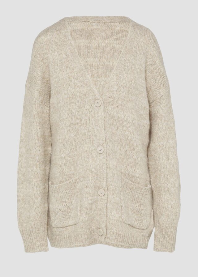 Weiche Strickjacke mit dezenter Struktur