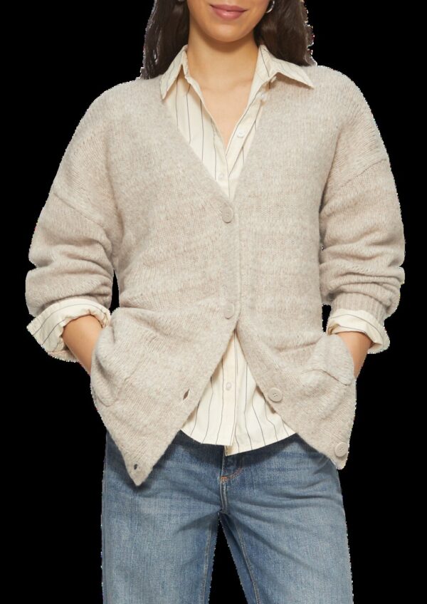 Weiche Strickjacke mit dezenter Struktur