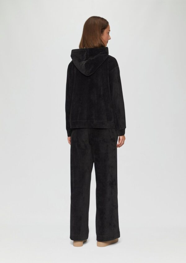 Kapuzen-Sweatshirt mit Cord-Struktur