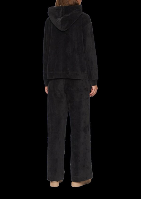 Kapuzen-Sweatshirt mit Cord-Struktur