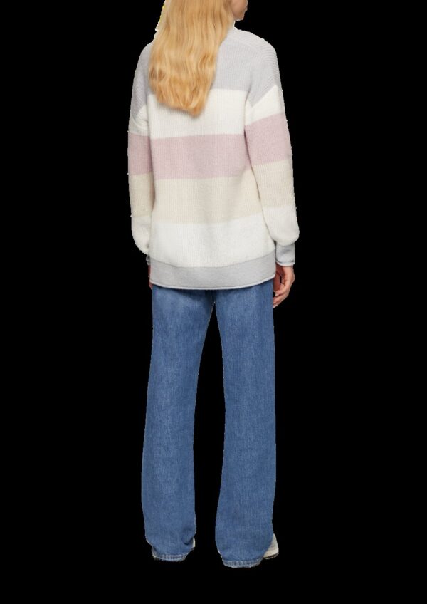 Flauschige Oversize-Strickjacke