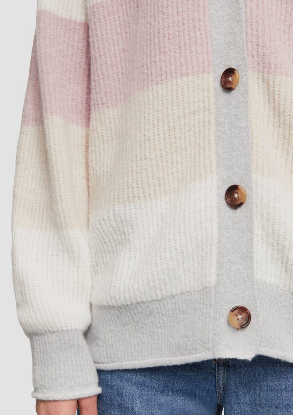 Flauschige Oversize-Strickjacke