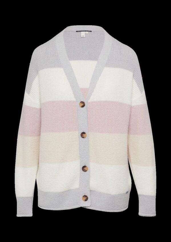 Flauschige Oversize-Strickjacke