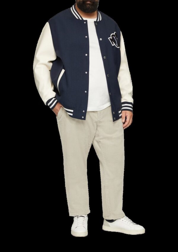 Cord-Chino aus Baumwollstretch mit Bundfalten