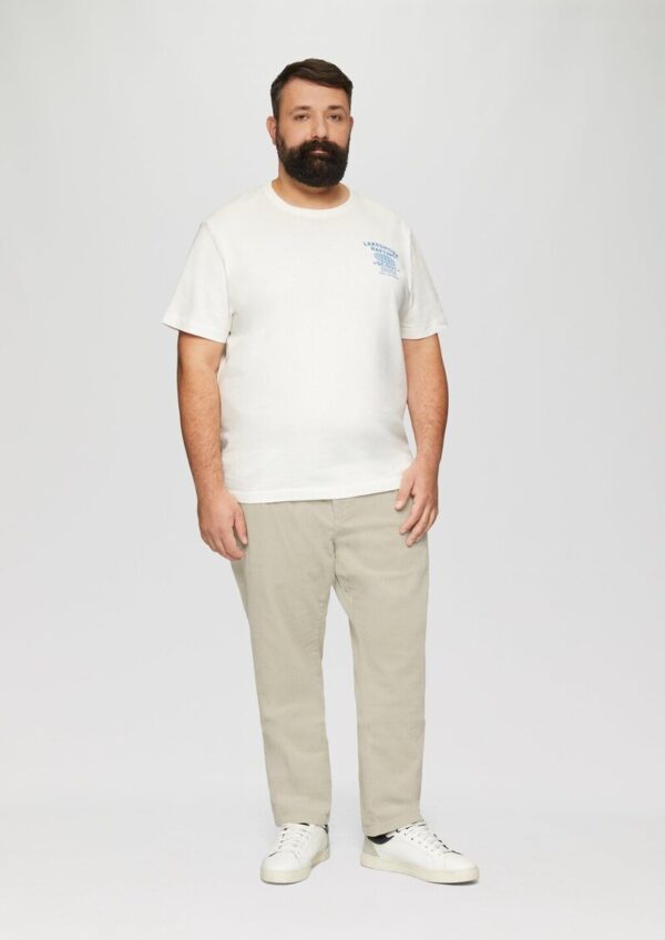 Cord-Chino aus Baumwollstretch mit Bundfalten