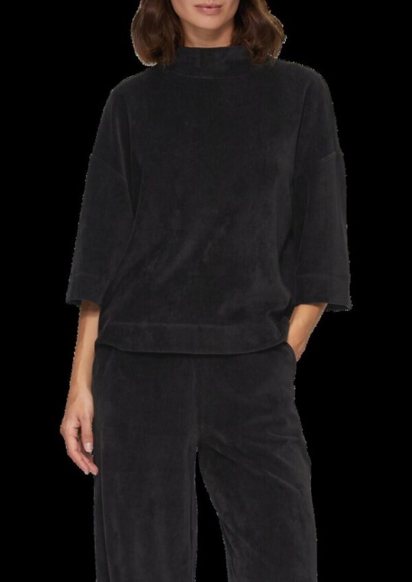 Sweatshirt mit Cord-Struktur