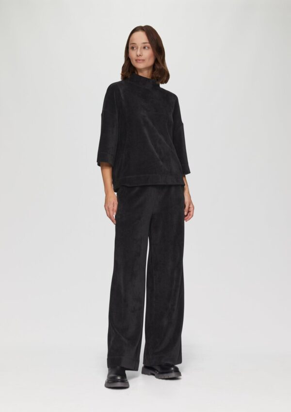 Sweatshirt mit Cord-Struktur