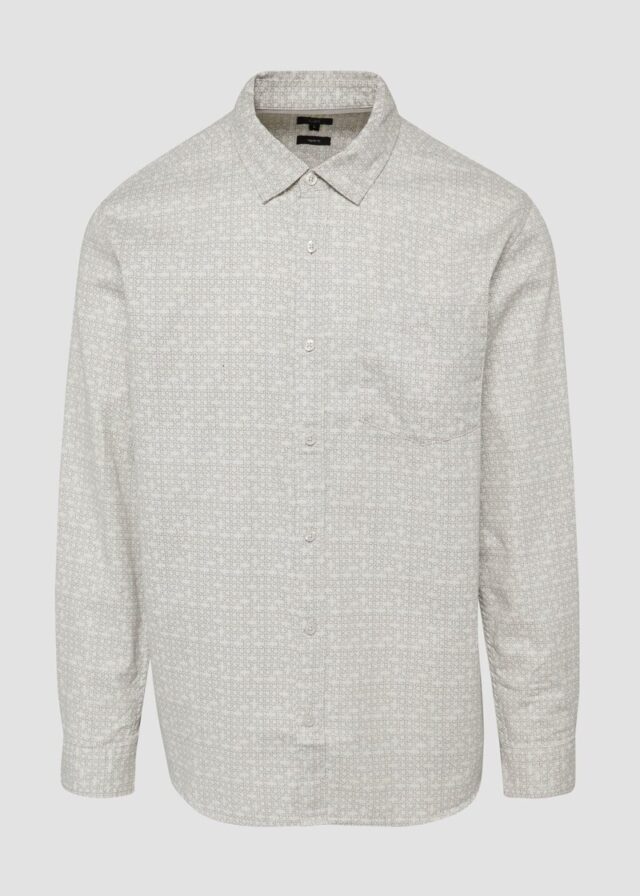 Regular Fit: Hemd mit All-over-Print