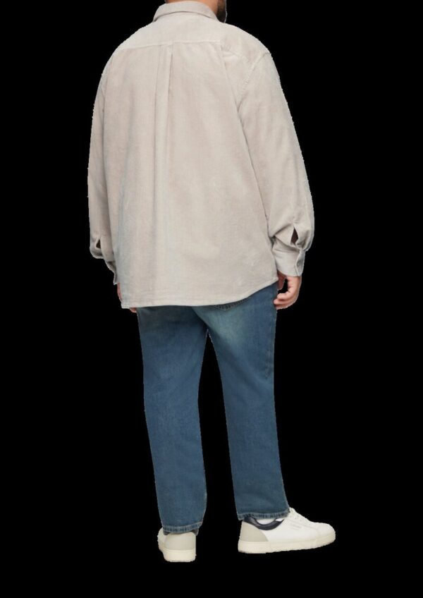 Regular Fit: Cordhemd mit Brusttasche