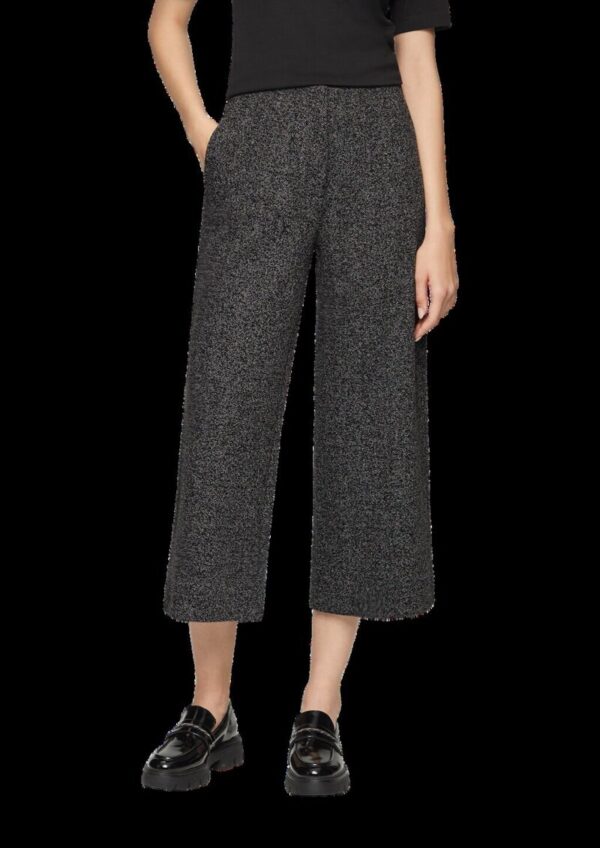 Elegante Culotte mit Elastikbund und Fischgrat-Struktur