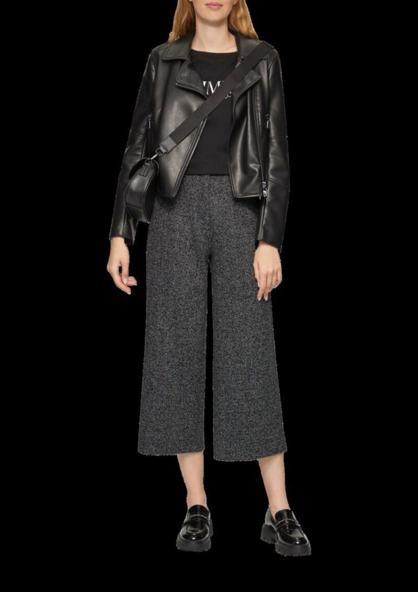 Elegante Culotte mit Elastikbund und Fischgrat-Struktur