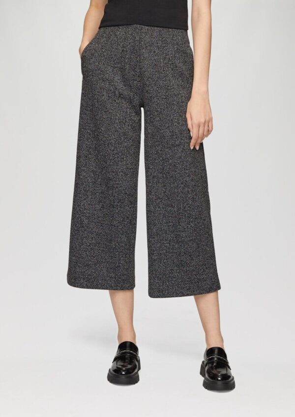 Elegante Culotte mit Elastikbund und Fischgrat-Struktur