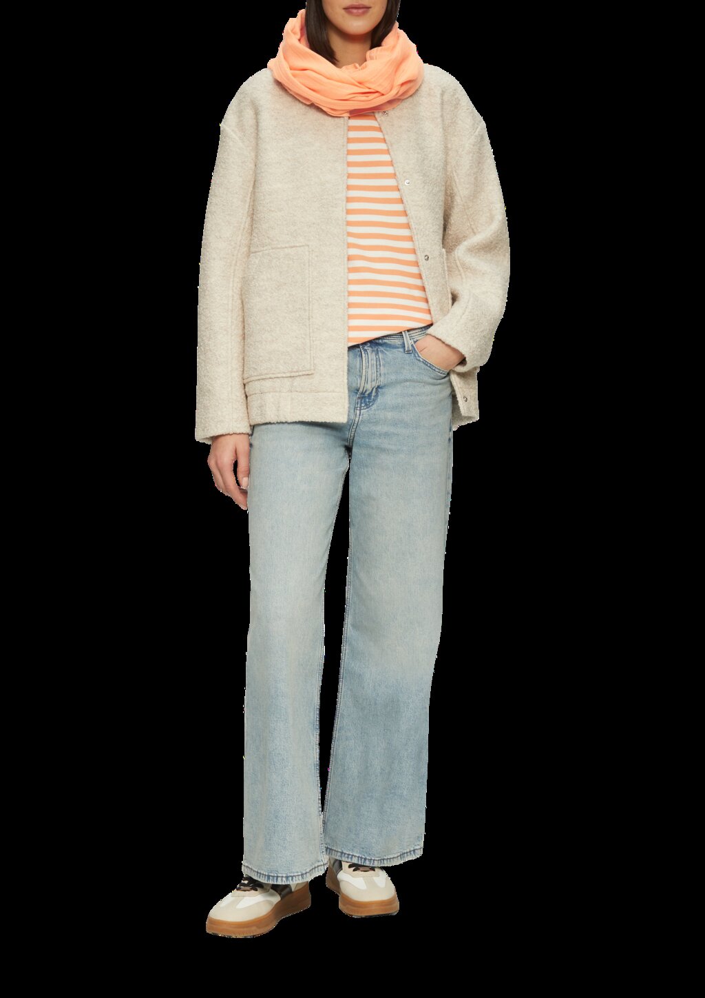 Loop-Schal aus Webware