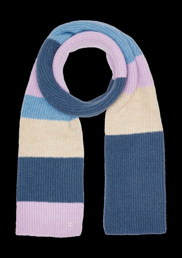 Gestreifter Strickschal
