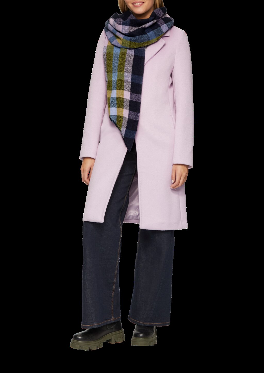 Schal mit Karomuster