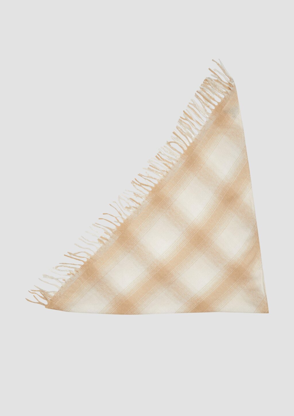 Gemusterter Schal mit Fransen