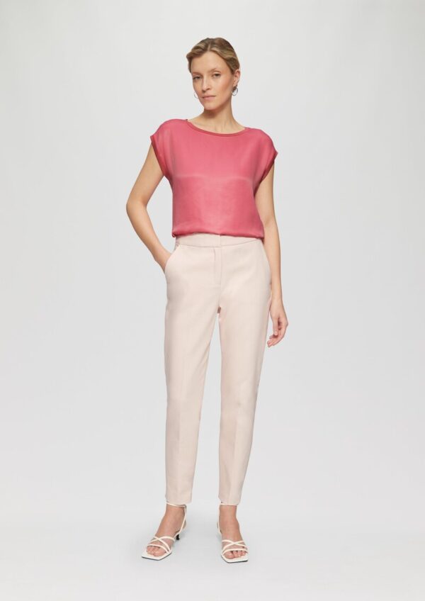 Fabricmix-Jerseyshirt in schimmernder Optik