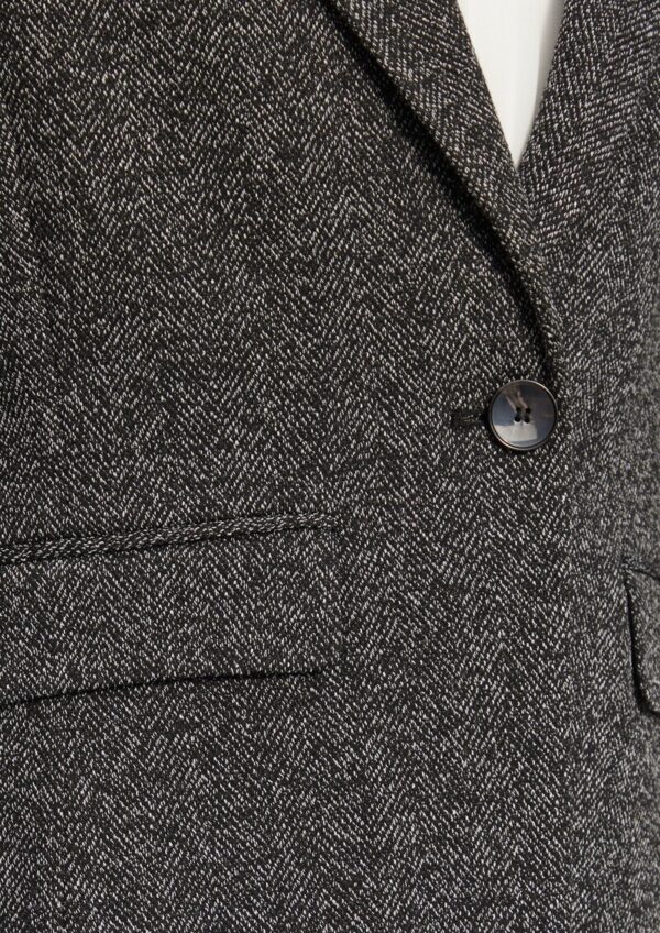 Schmal geschnittener Blazer aus Interlockjersey